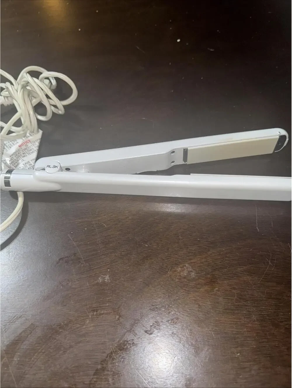 RUSK W8less 1” Flat Iron STR8 Ceramic Hair Straightener Adjustable Temperature